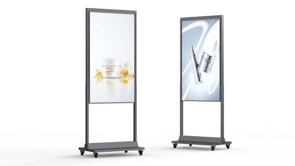 Swedx Monitor 55" Alta Luminosità Bifacciale Professionale Digital Signage 4K (3840x2160p) 24/7 Luminoso e Potente - immagine 2