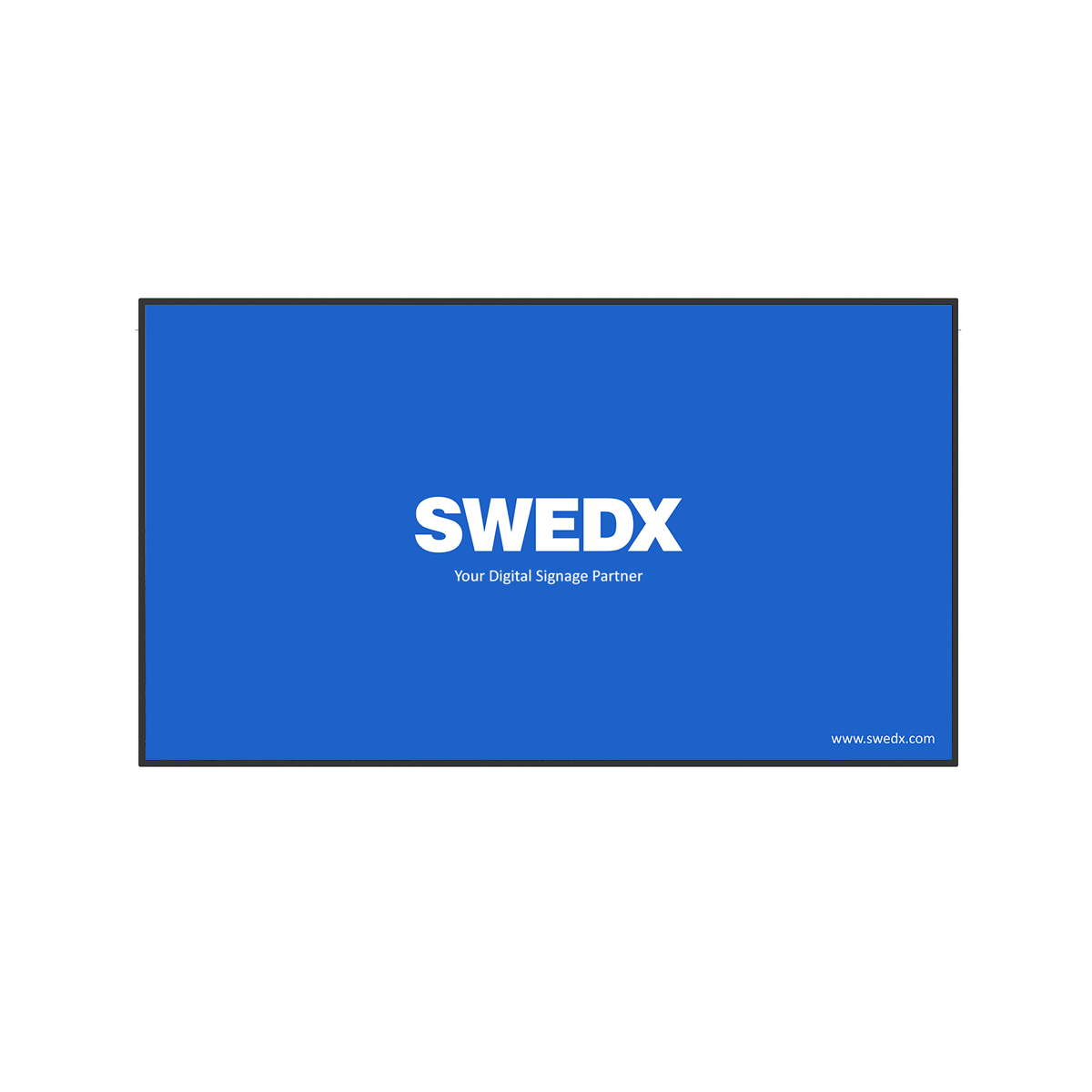 Swedx Monitor 43" Professionale Digital Signage 4K (3840x2160p) 24/7 500nit Dinamico e Potente