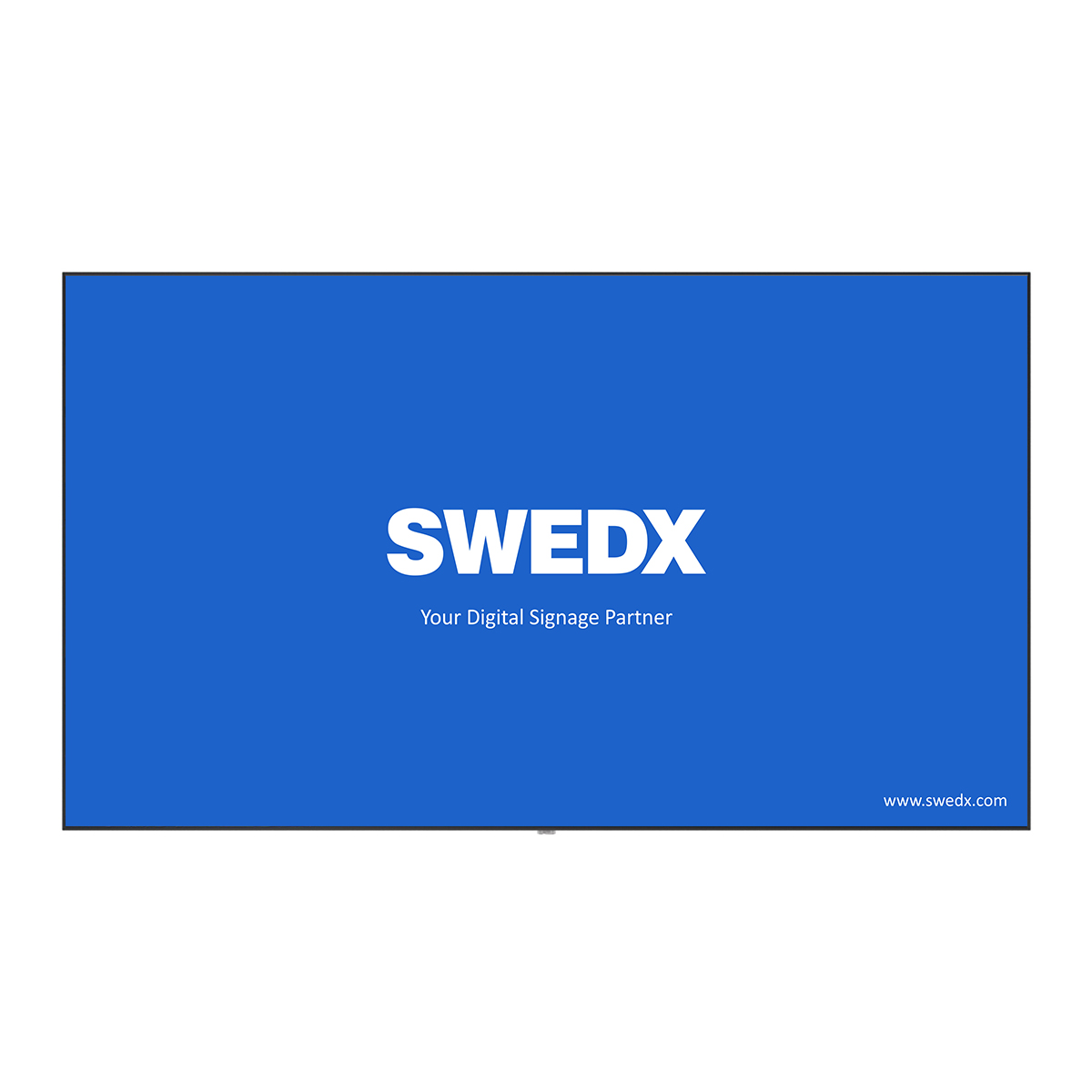 Swedx Monitor 65" Professionale Digital Signage 4K (3840x2160p) 24/7 500nit Dinamico e Potente
