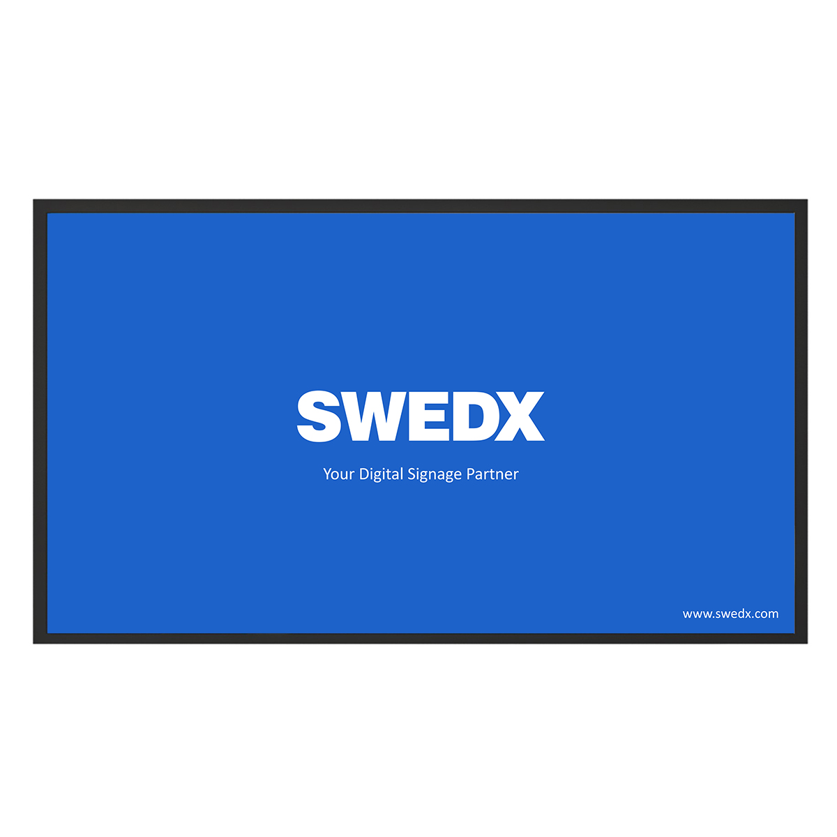 Swedx Monitor 86" Professionale Digital Signage 4K (3840x2160p) 24/7 500nit Dinamico e Potente