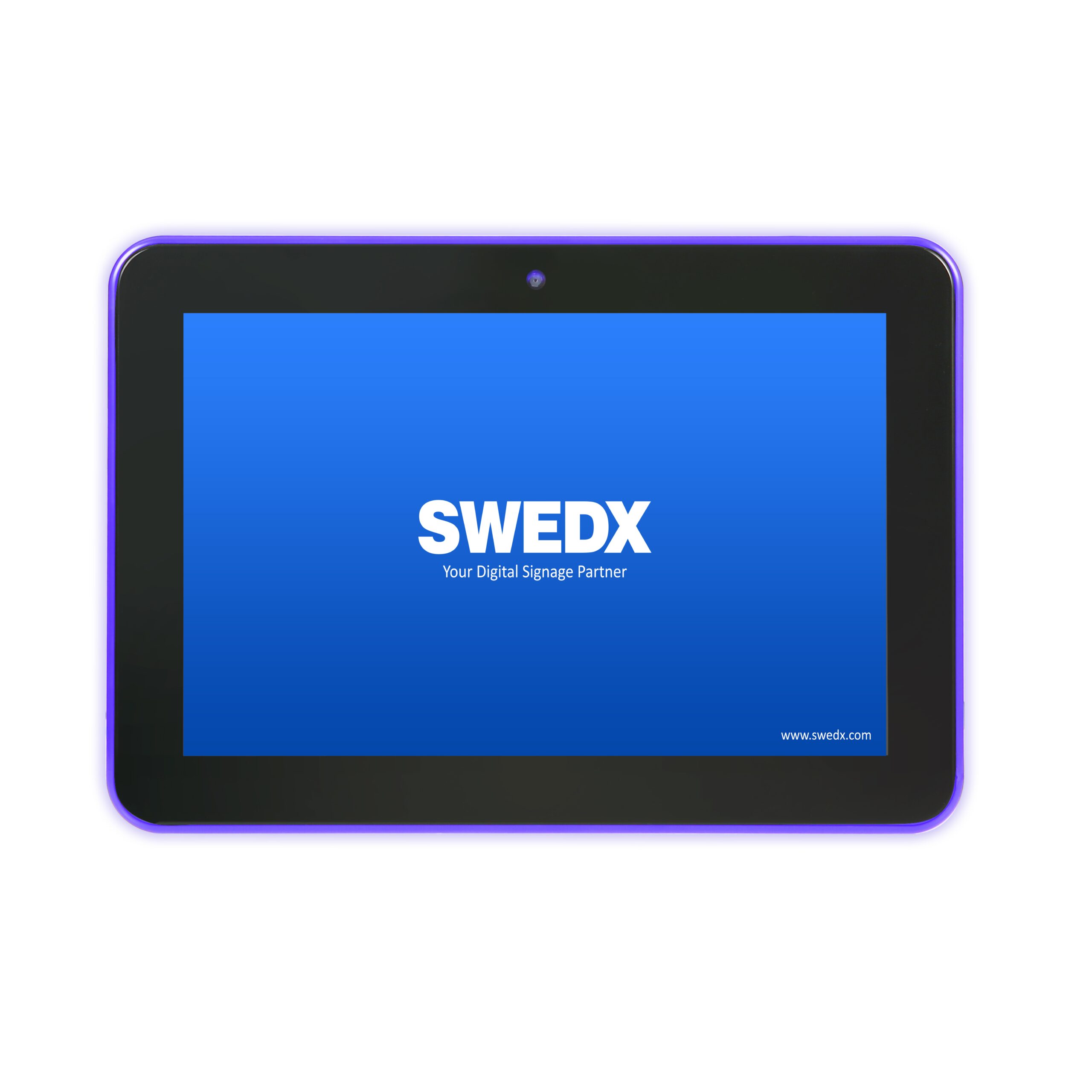Swedx Monitor 10,1" Touch Capacitivo Professionale Digital Signage HD (1280x800p) 24/7 300nit Interattivo e Potente