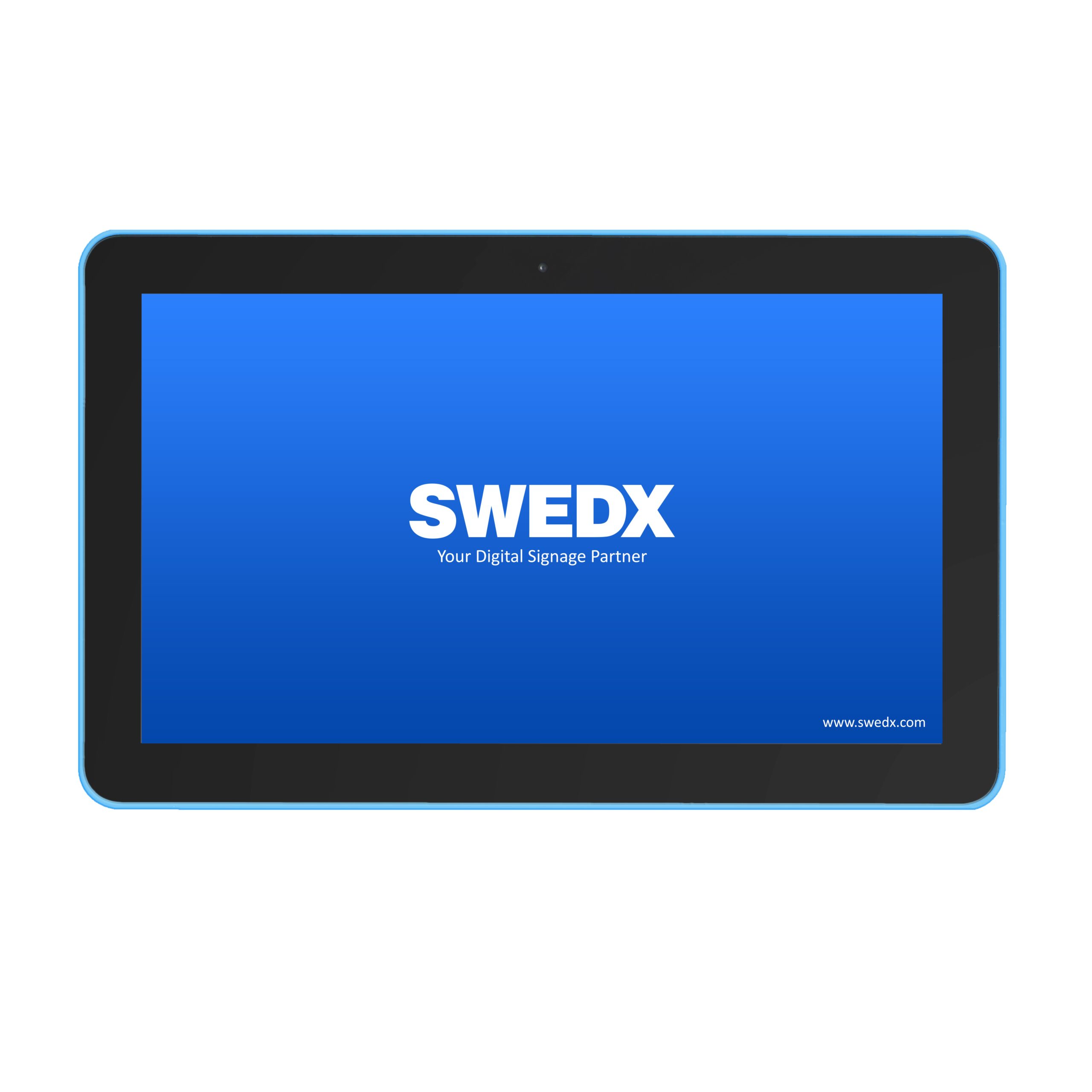 Swedx Monitor 15,6" Touch Capacitivo Professionale Digital Signage FHD (1920x1080p) 24/7 300nit Interattivo e Potente